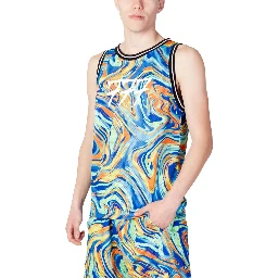 قمصان داخلية زرقاء من البوليستر