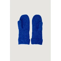 Blue Marabou Gloves
