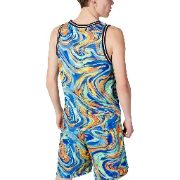 قمصان داخلية زرقاء من البوليستر