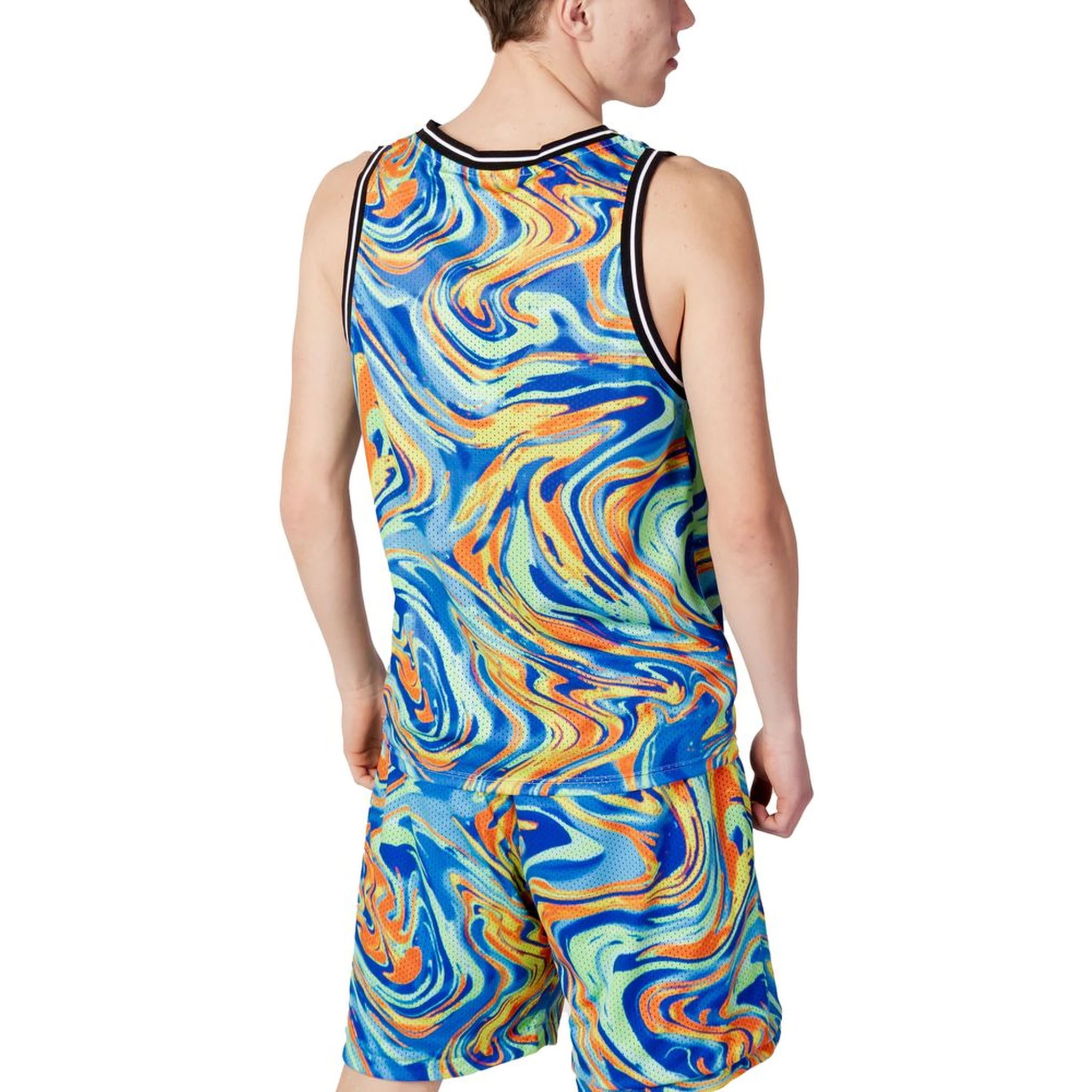 قمصان داخلية زرقاء من البوليستر