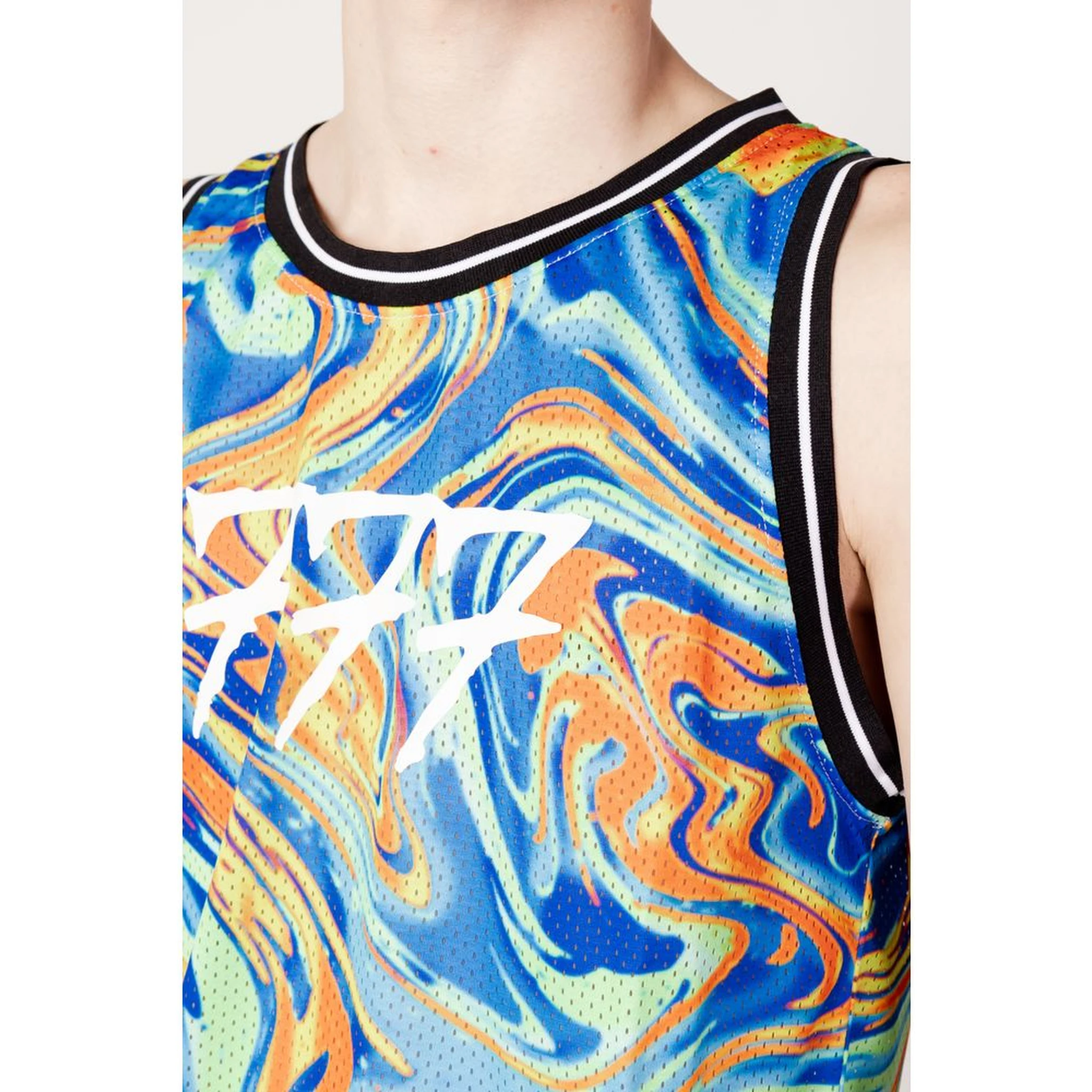 قمصان داخلية زرقاء من البوليستر