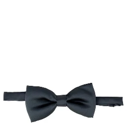Gray Silk Bowtie