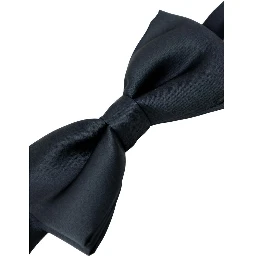 Gray Silk Bowtie