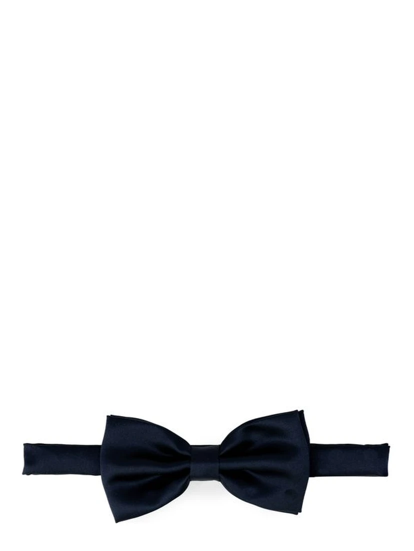 Blue Silk Bowtie