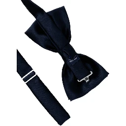 Blue Silk Bowtie