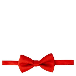 Red Silk Bowtie