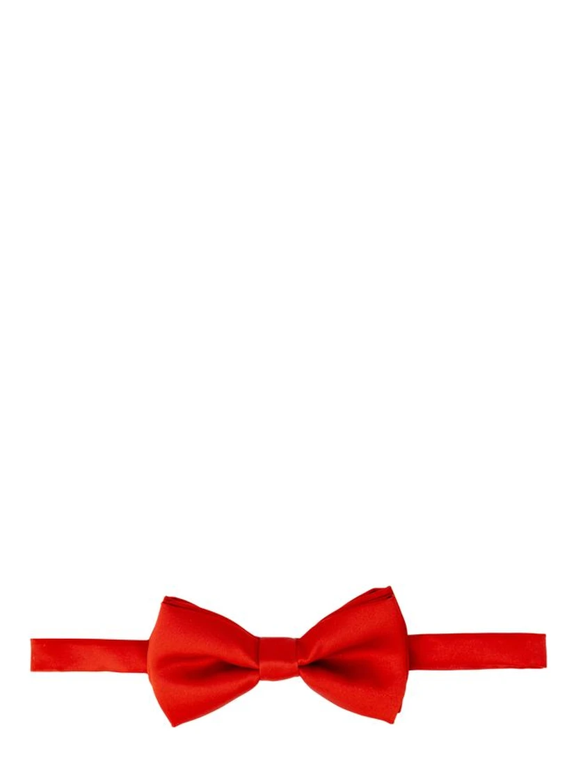 Red Silk Bowtie