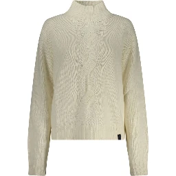 Bianco Poliammide Womens Sweater
