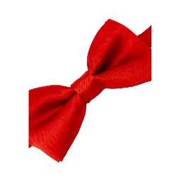 Red Silk Bowtie