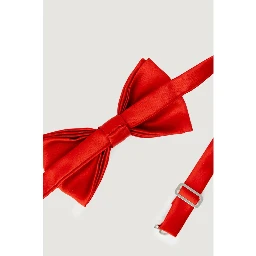 Red Silk Bowtie