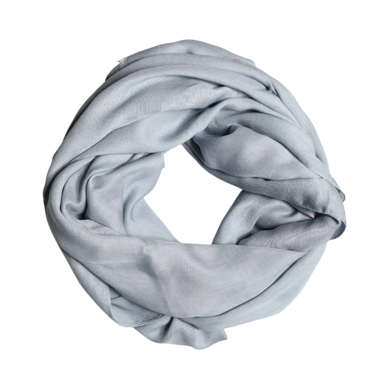 Light Blue Cashmere Knitted Shawl Scarf