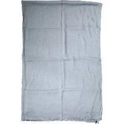 Light Blue Cashmere Knitted Shawl Scarf