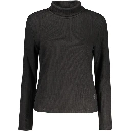 Black Polyester Women Sweater