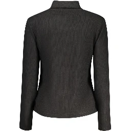 Black Polyester Women Sweater