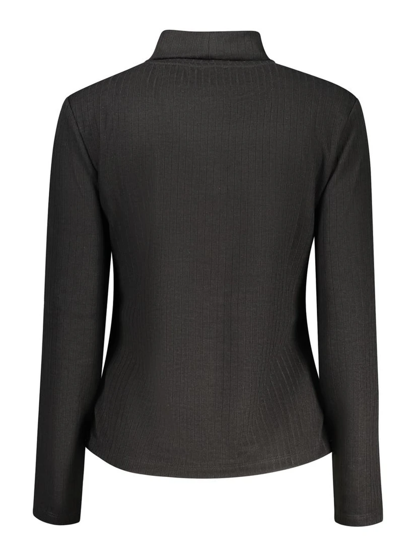 Black Polyester Women Sweater