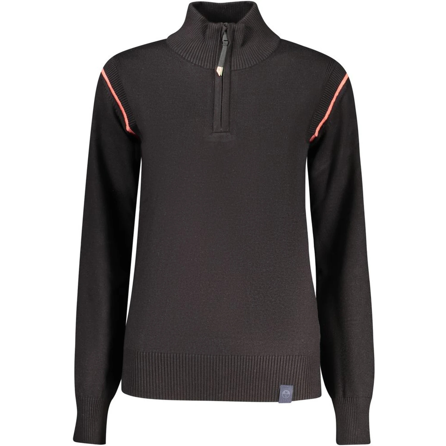 Black Viscose Women Sweater