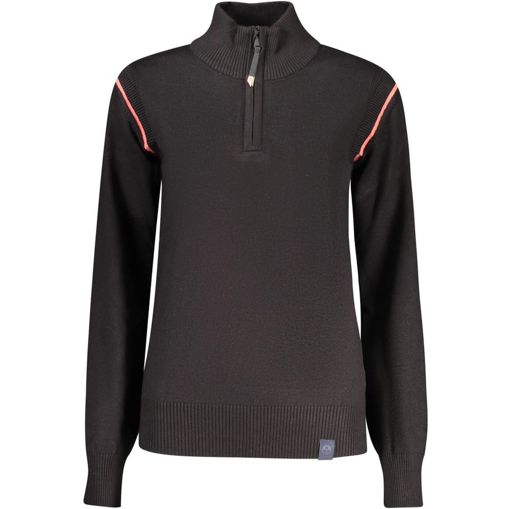 Black Viscose Women Sweater