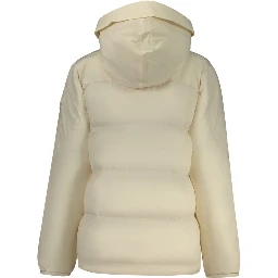 White Polyester Women's Jacket