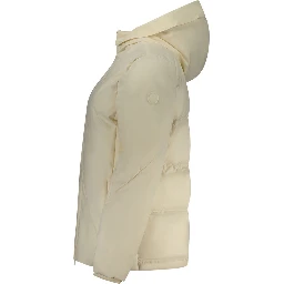 White Polyester Women's Jacket