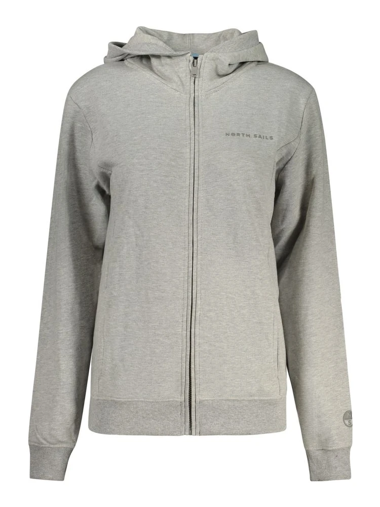 Grigio Cotton Women Hoodie