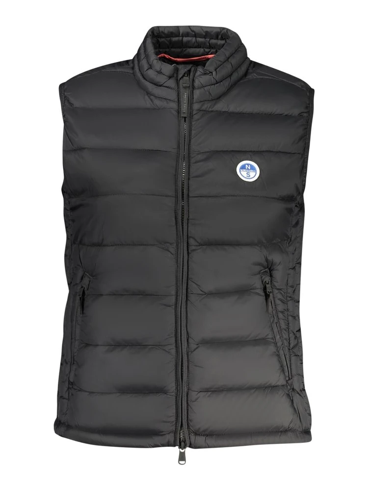 Black Polyester Women's Vest