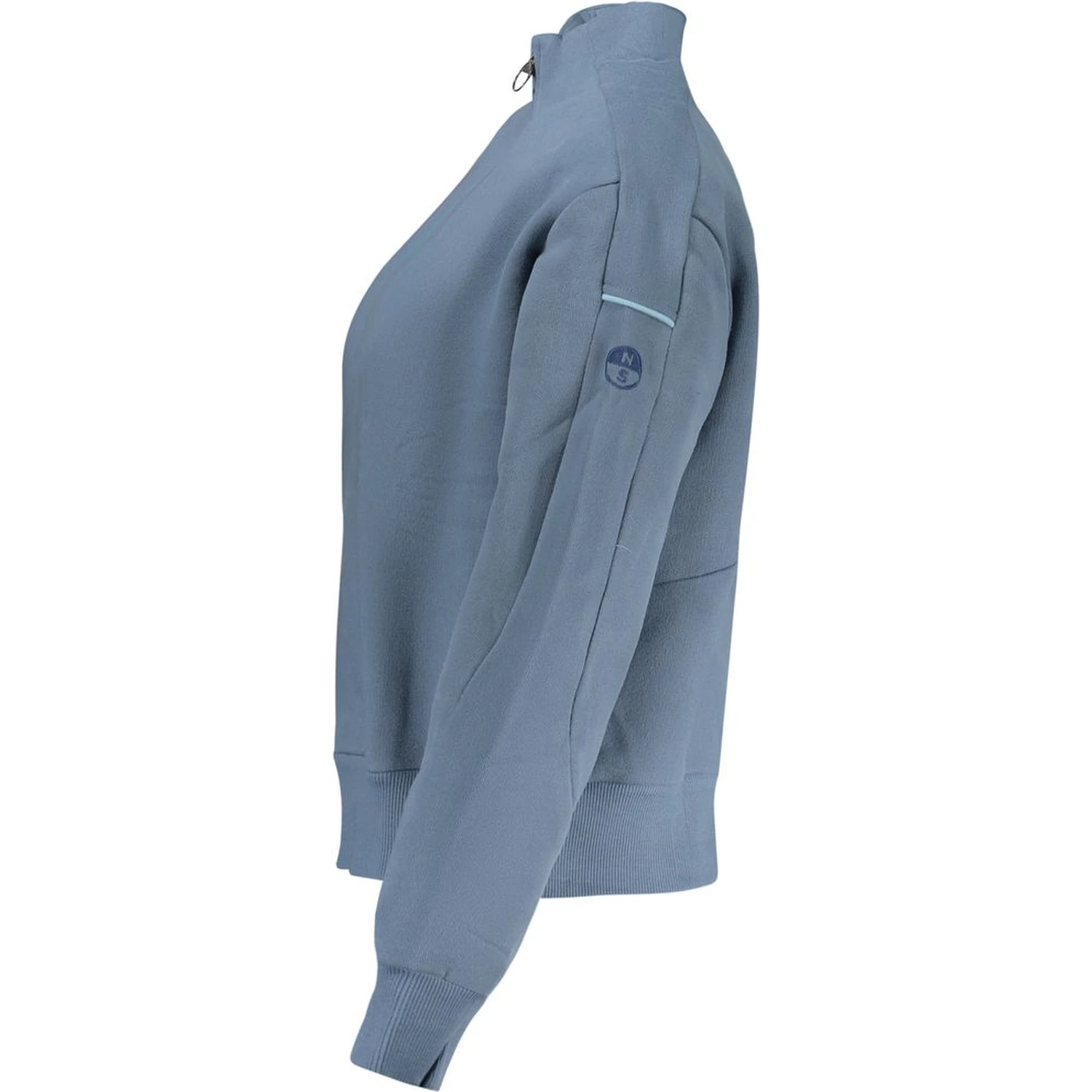 Blu Cotton Women Sweatshirt