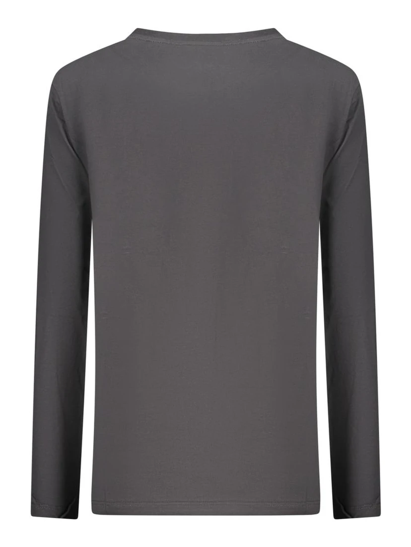 Black Cotton Women T-Shirt