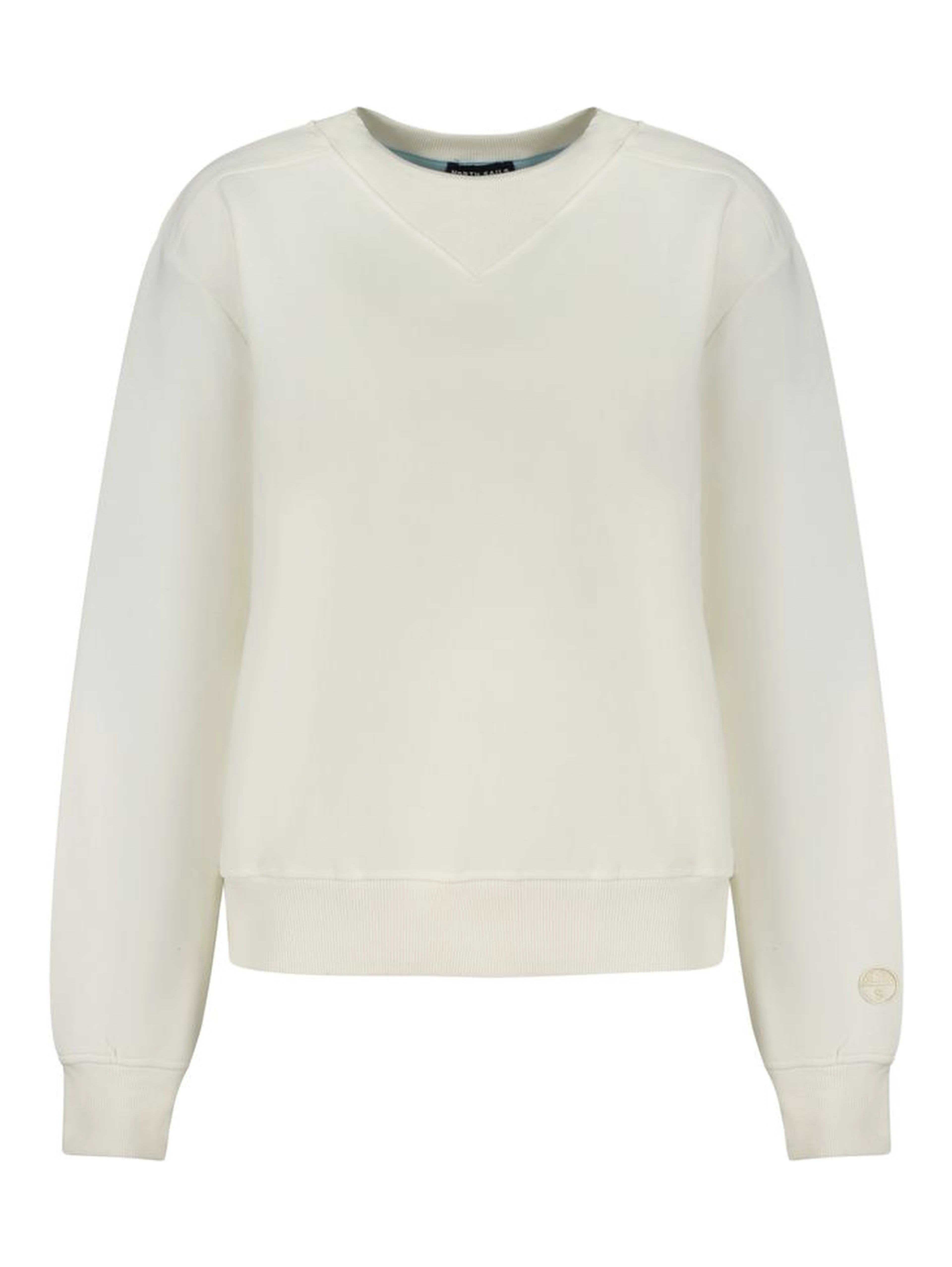 Bianco Cotton Women Sweatshirt