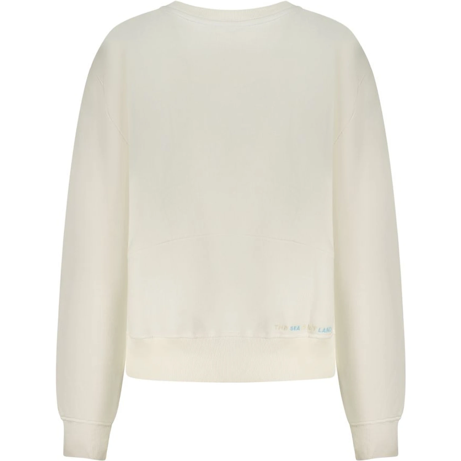 Bianco Cotton Women Sweatshirt