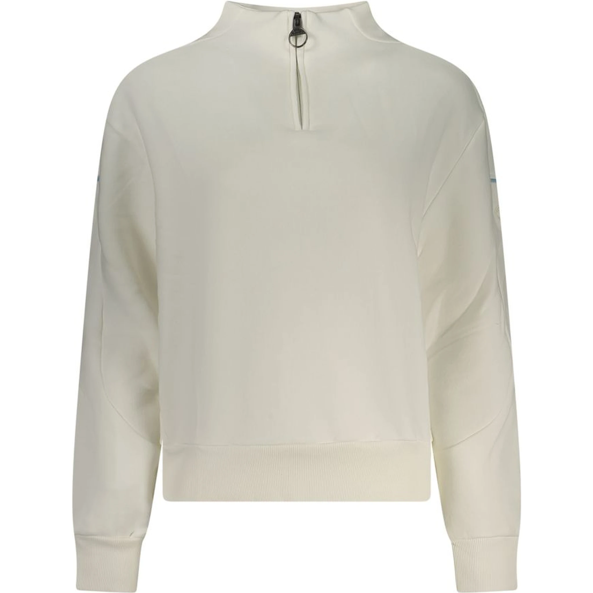 Bianco Cotton Women Sweatshirt