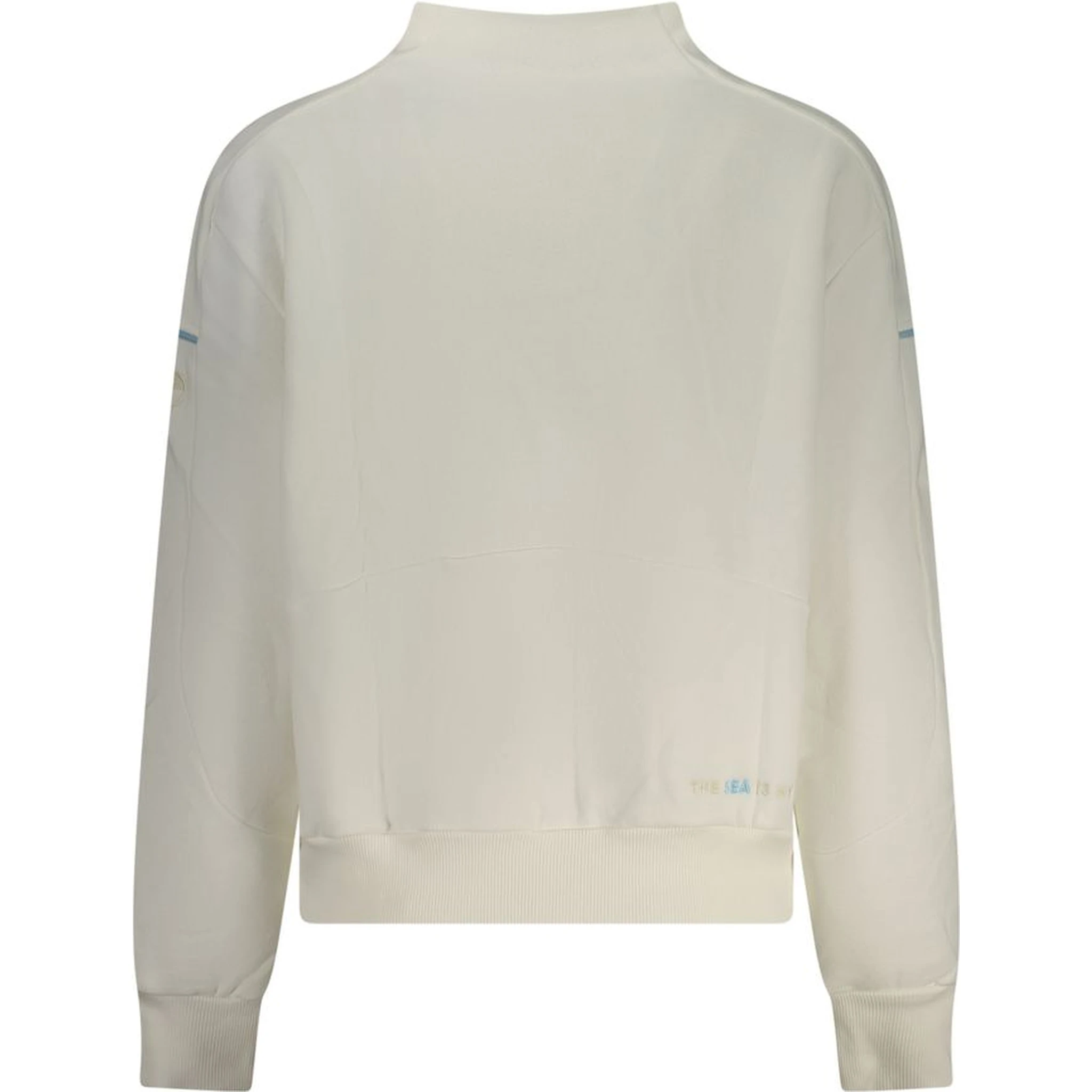 Bianco Cotton Women Sweatshirt