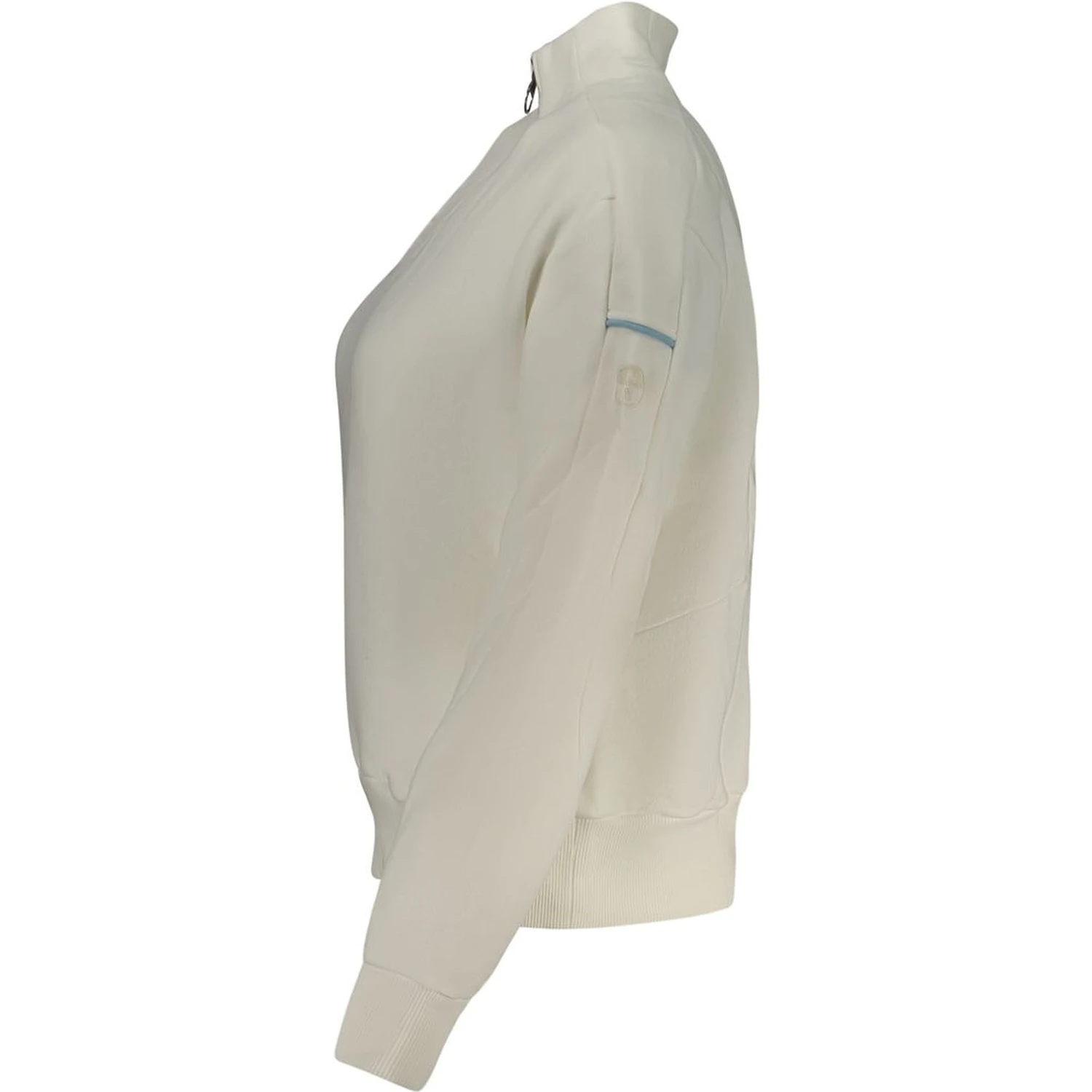 Bianco Cotton Women Sweatshirt