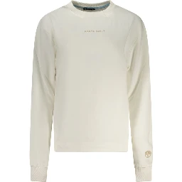 Bianco Cotton Women Sweatshirt