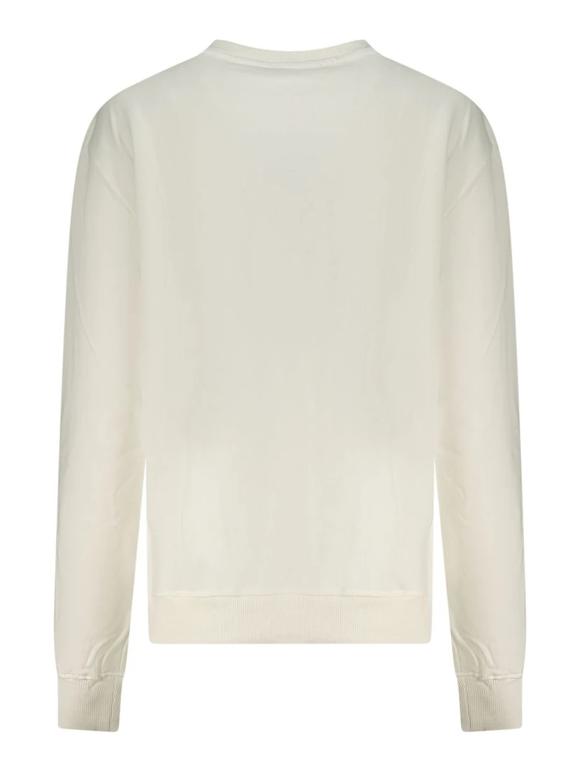 Bianco Cotton Women Sweatshirt