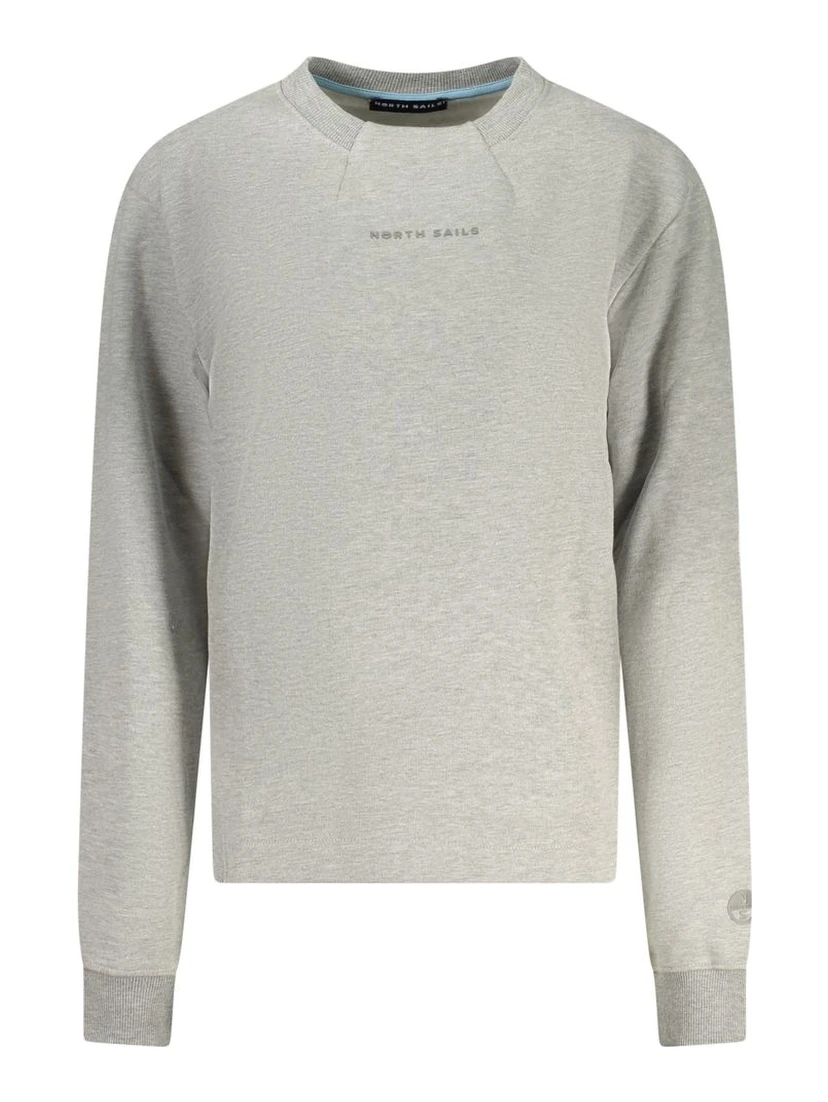 Grigio Cotton Women Sweatshirt