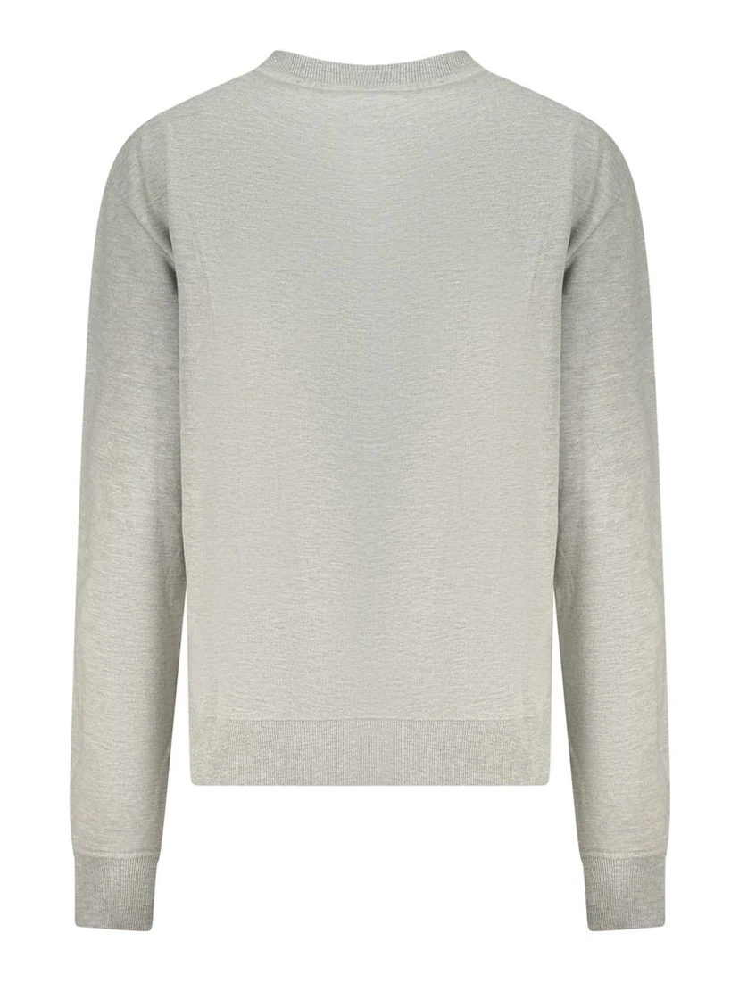 Grigio Cotton Women Sweatshirt