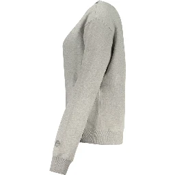 Grigio Cotton Women Sweatshirt