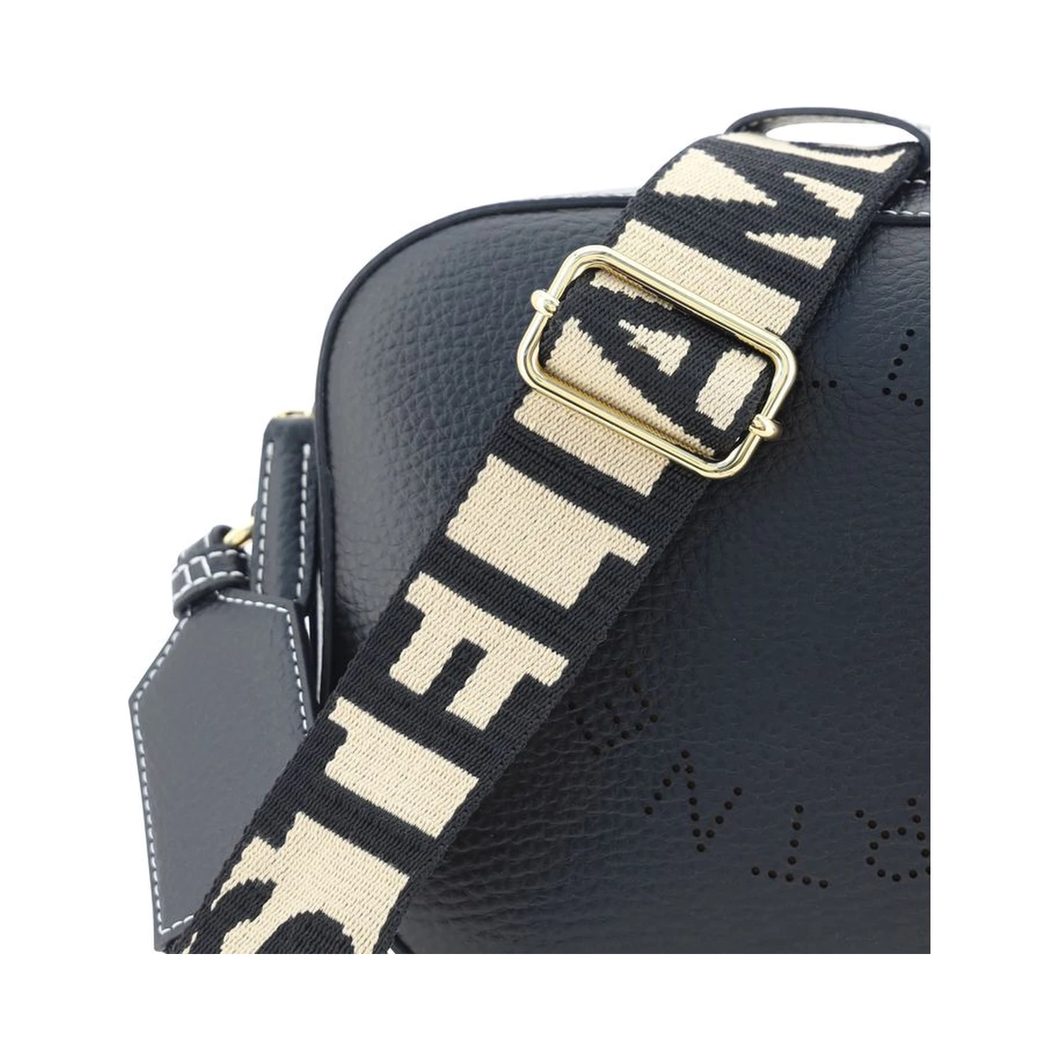 Black Polyethylene Shoulder Bag