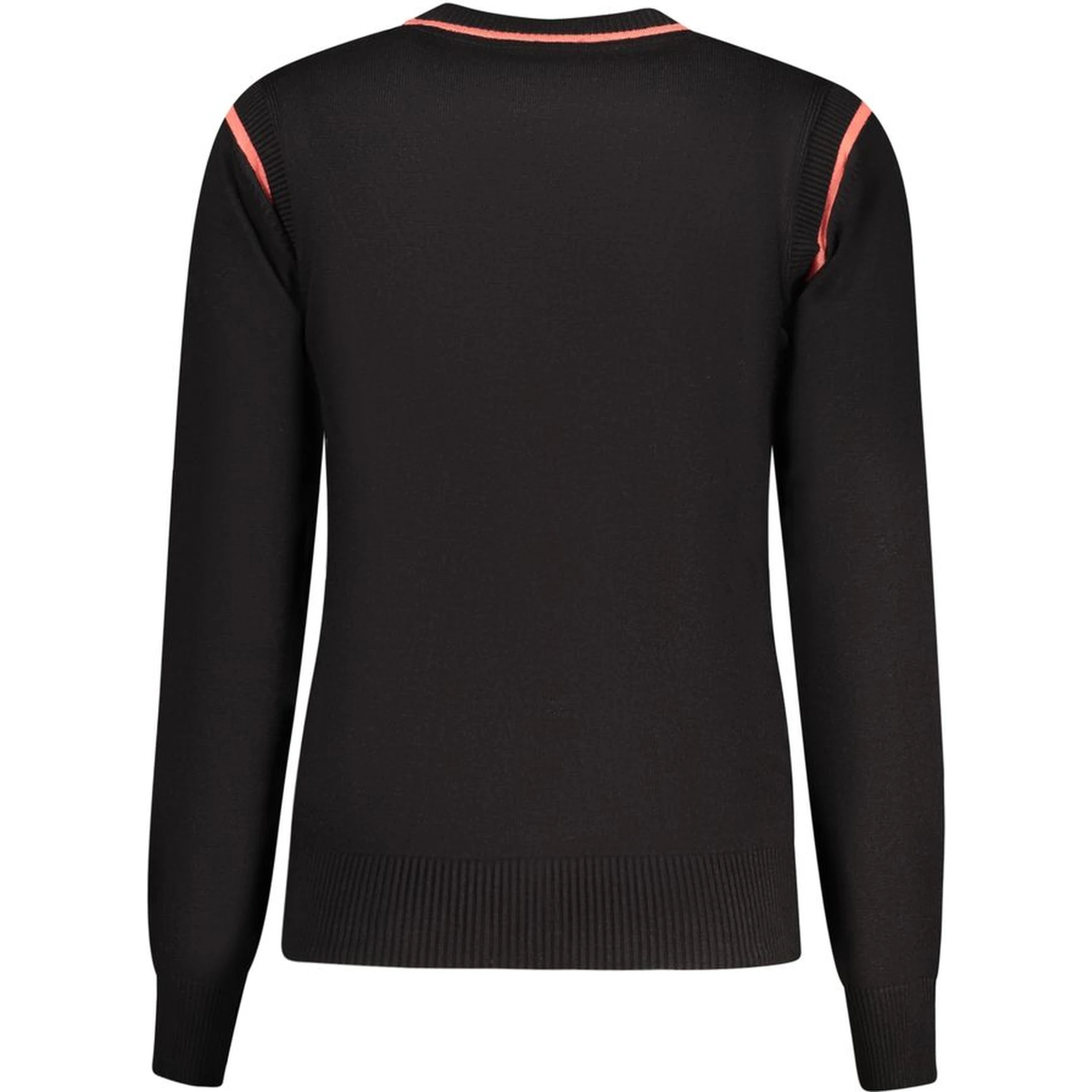 Black Viscose Women Sweater
