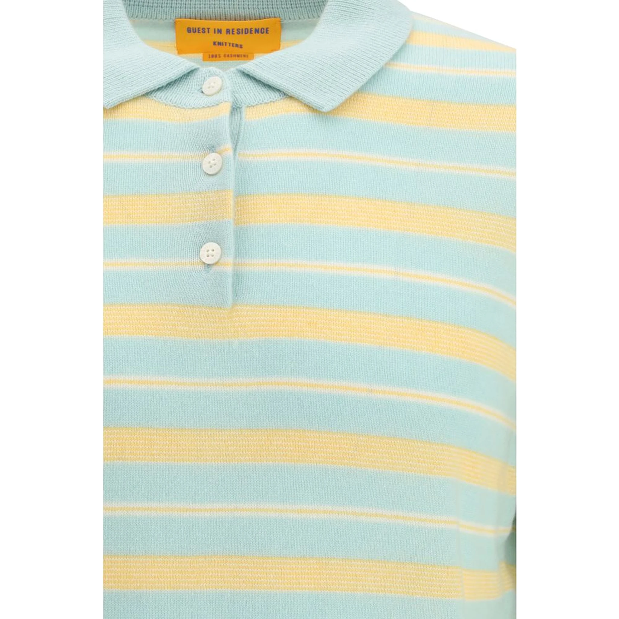 Multicolor Cashmere Polo Shirt