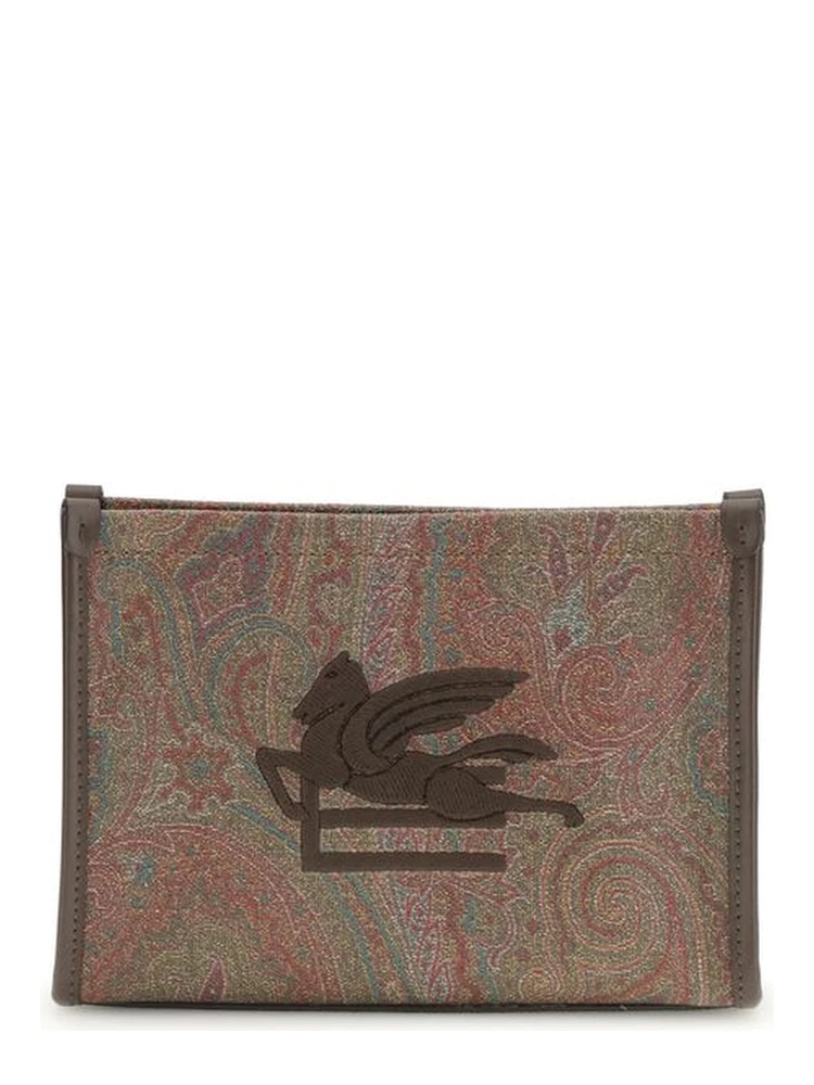 Brown Calf Leather Bos Taurus Clutch Bag