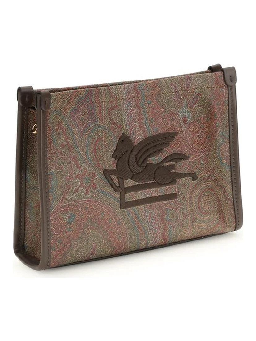 Brown Calf Leather Bos Taurus Clutch Bag