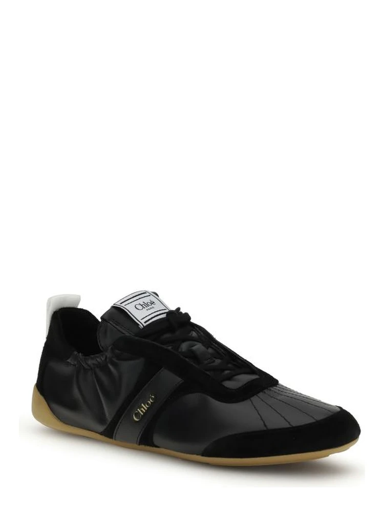 Black Goatskin Athletic Sneakers alternative