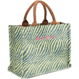 Multicolor Fabric Shoulder Bag