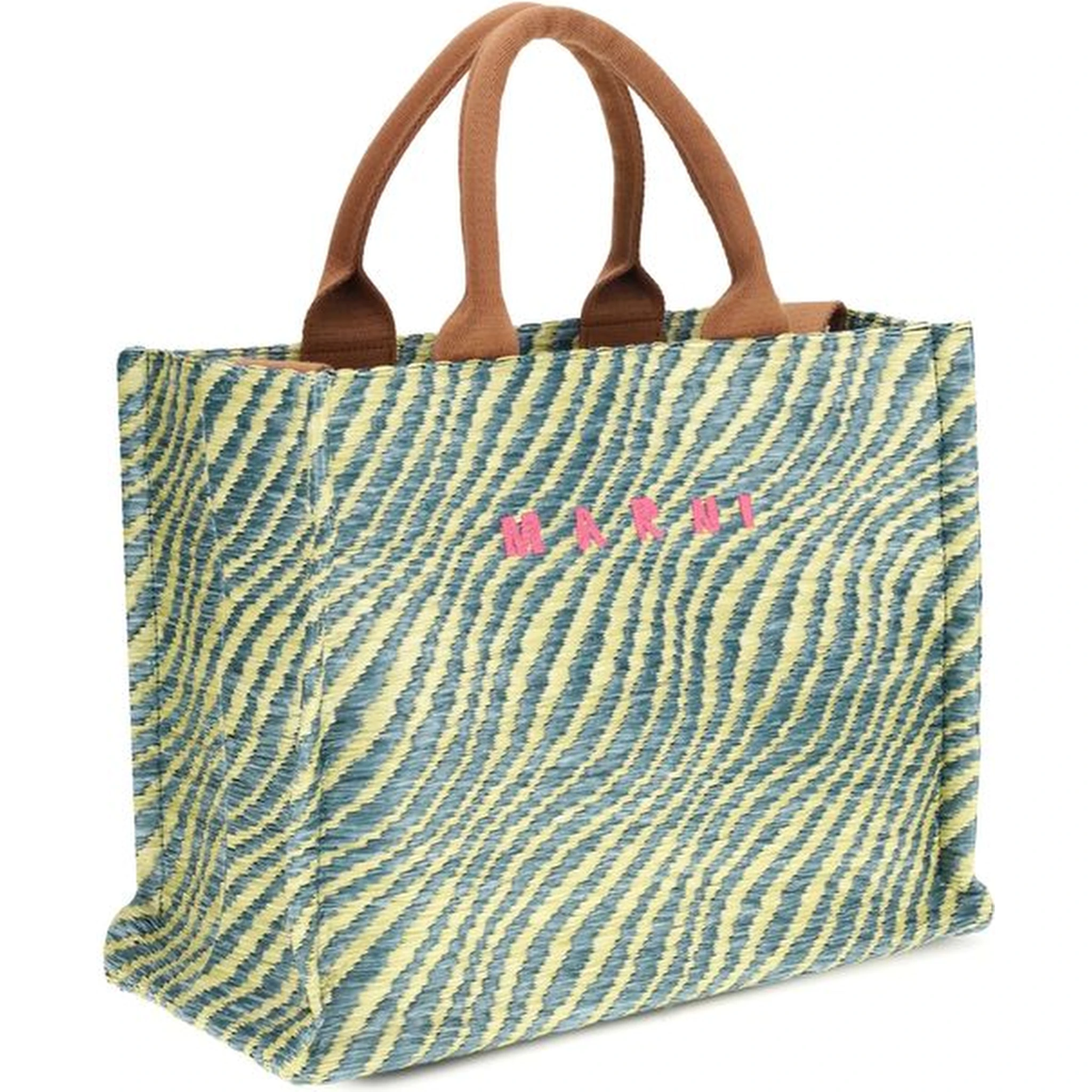 Multicolor Fabric Shoulder Bag