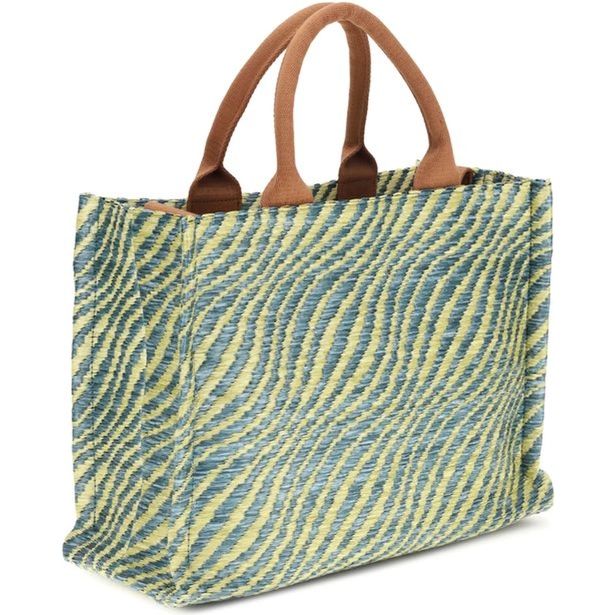 Multicolor Fabric Shoulder Bag