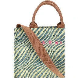 Multicolor Fabric Shoulder Bag
