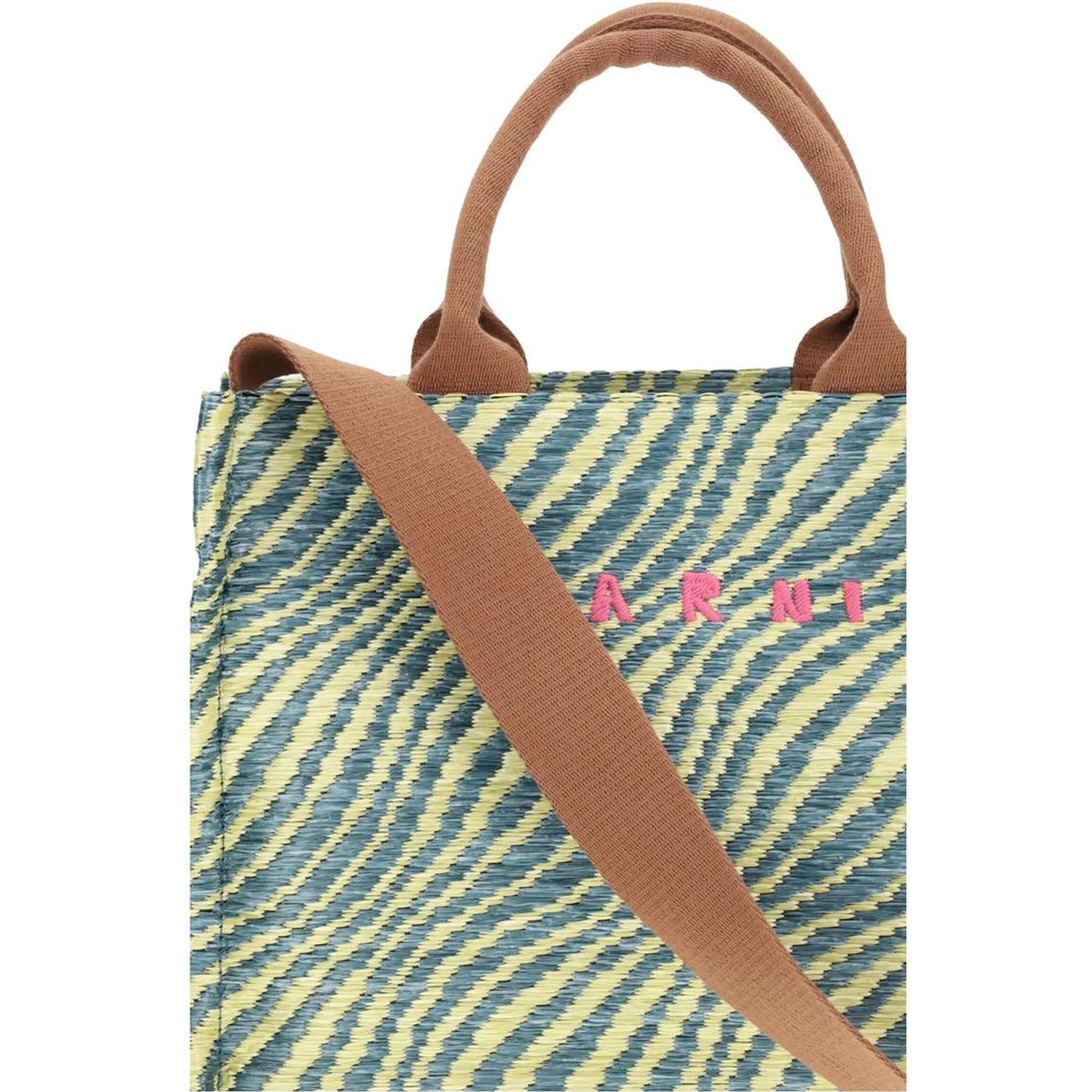 Multicolor Fabric Shoulder Bag