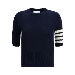 سويت شيرت من الصوف الأزرق