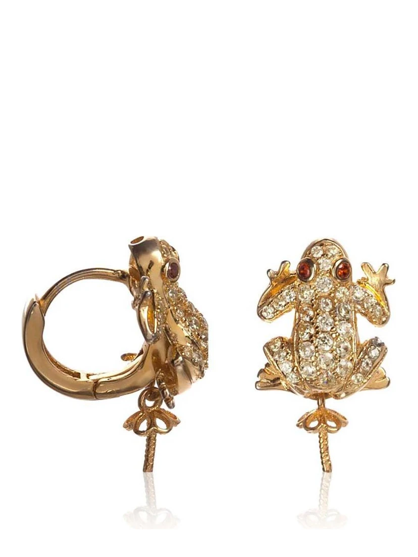 Gold Silver Earrings